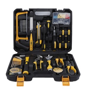 DEWEN Lithium-Bohrer Wiederaufladbarer Bohrerhalter Hartschalenkoffer Haushalt Hardware Elektriker Holzbearbeitung Werkzeugkasten Komplett - Product Image 5