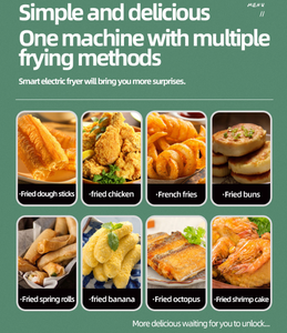 Nhà Máy Bán Buôn Nồi Chiên Sâu, Bán Phổ Biến Điện Nồi Chiên Sâu Thương Mại Thép Không Gỉ Nồi Chiên Sâu Máy - Product Image 5