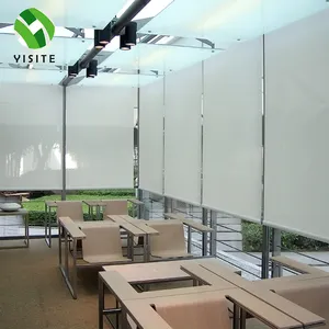 YST Manufacturer Office Shading Solution Horizontal Or Vertical Slats Automatic Electric Roller Blinds Curtains Shade