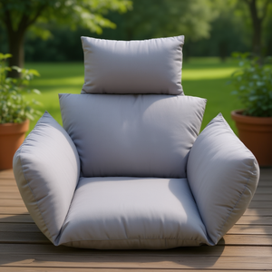 Coussin épais et moelleux pour chaise suspendue d'extérieur, ensemble de coussins de qualité supérieure pour usage en jardin - Product Image 2