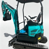 Mini-chargeuse sur chenilles d'occasion Rongyixin, benne 1050x730x730mm, pompe hydraulique Eaton, moteur de marque réputée, 500kg, garantie 2 ans