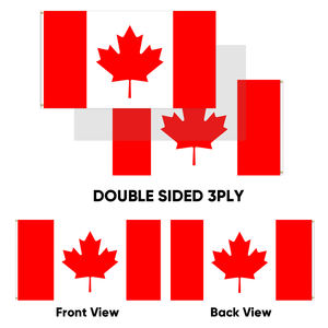 批发3x5ft英尺可定制68D/100D聚酯加拿大法索丝绸三角旗各国从可靠的供应商处快速交货 - Product Image 4