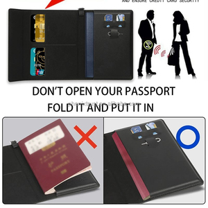 Élégant Porte-Passeport Antivol en Cuir PU avec Protection RFID et Fermeture Magnétique – Style Intemporel Unifié - Product Image 4