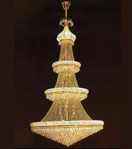 <span class=keywords><strong>4</strong></span> couches de luxe longue pendaison lumière escalier Amérique vintage lustre boule de cristal lampe - Product Image 1