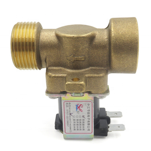 Katup Solenoid Listrik SEA 3/4 F/<span class=keywords><strong>M</strong></span> DC12 Normal Tertutup Katup Air Magnetik Kuningan Saklar Aliran Air untuk Pengaturan Air - Product Image 1