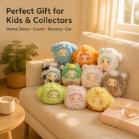 Peluche mystère en boîte surprise, figurine en PVC/polyester, porte-clés animal en peluche de 10 cm, jouet doux pour les 8 ans et plus, cadeau