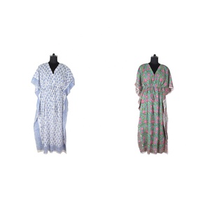 ชุดเดรสยาวของผู้หญิงชุดเดรสผ้าไหมอินเดียคาฟตันจากดูไบคาฟตัน - Product Image 4