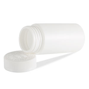 Récipient en HDPE résistant aux enfants 150-200ml de forme ronde mat opaque couleurs de corps et de capuchon personnalisées disponibles - Product Image 2
