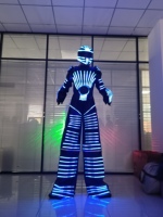 Costume de robot LED géant en EVA pour homme, idéal pour les spectacles de rue et les fêtes – Nouveauté usine, vente chaude