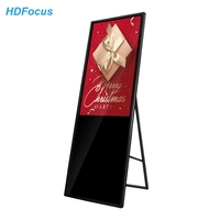 55 pouces Portable Floor Stand Totem Android Portable Kiosque Lcd Publicité Écran Numérique Signalisation Et Affichages