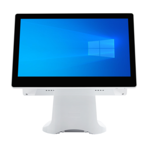 White Color 15.6 Inch Dual Touch Screen <strong>High</strong> <strong>Quality</strong> <strong>POS</strong> Machine Cash Register Adjustable Screen Angle <strong>POS</strong> System <strong>Terminal</strong> - Product Image 3