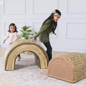Children's EVA Sponge Climbing Toy Arch Log Shape Indoor Play Structure Unisex <b>Physical</b> Exercise Set - Product Image 1