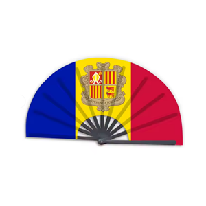 巴勒斯坦国旗13英寸定制手风扇大响拍板折叠风扇大锐舞风扇手持风扇嘉年华风扇 - Product Image 3