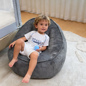 Oem Chất lượng cao mềm Fluffy sang trọng kết cấu thêm thoải mái cao cấp trang trí nội thất phong cách lớn túi Đậu ngồi có thể ngả - Product Image 1