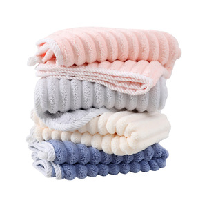 Toallas de Baño de Felpa Coral 140x70cm 160x90cm de Secado Rápido, Absorbentes, de Color Sólido, Rectangulares, para Uso Doméstico YH-8517 - Product Image 3