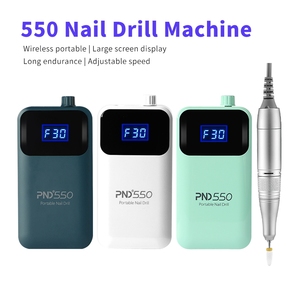 PND550 Machine à manucure 18W 30000RPM Perceuse à ongles à faible bruit Blanc/Vert citron/Vert forêt Design compact Bits universels Outils à ongles - Product Image 2