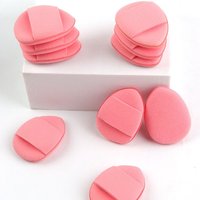 Esponja de seda con forma de gota de agua cosmética profesional, esponja de seda con logotipo personalizado para maquillaje facial y de ojos