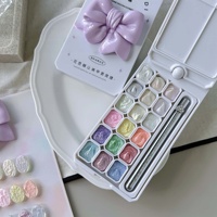 Rotation Flip Cover 18 Couleurs Solide Pat Peinture Gel Vernis Haute Saturation Gradient Blush Effet De Transfert Nail Pat Vernis Gel