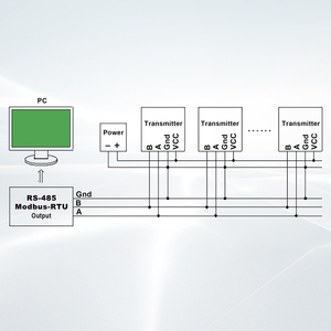 Sonde de <span class=keywords><strong>CO2</strong></span> pour bioréacteur avec transmetteur de surveillance de <span class=keywords><strong>CO2</strong></span> de précision RS485 avec écran LCD, compteur de <span class=keywords><strong>CO2</strong></span> pour brasserie - Product Image 4