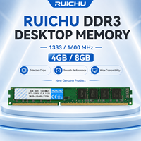 Module de RAM de bureau Vaseky DDR3 ECC 4 Go/8 Go 1333/1600 MHz PC3-12800 240PIN DIMM pour mise à niveau d'ordinateur, stable et en stock