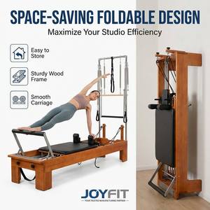 Appareil de Pilates professionnel en bois d'érable, semi-élevé, <span class=keywords><strong>pour</strong></span> l'entraînement des muscles du tronc, demi-<span class=keywords><strong>trapeze</strong></span>, commercial, portable, <span class=keywords><strong>pour</strong></span> la santé - Product Image 1