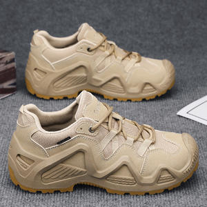 Vêtements de travail rétro à la mode pour hommes chaussures décontractées automne nouvelle semelle épaisse pour les sports de plein air alpinisme chaussures de randonnée antidérapantes - Product Image 3