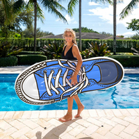 Bouée gonflable géante en forme de sneaker pour piscine et plage – Idéale pour l'été