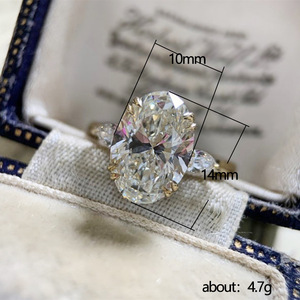 Anello dal Design Ovale, Anello Classico da Dito per Donne - Product Image 5
