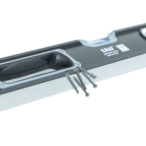 Niveau à bulle magnétique de haute qualité SALI Blue, niveau à bulle industriel, règle à eau en aluminium magnétique puissant avec 3 bulles - Product Image 1