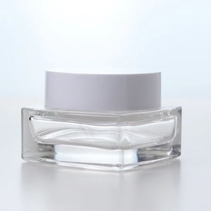 Custom <strong>50g</strong> 50ml <strong>Empty</strong> Luxury Eye Skincare Cosmetic Containers Glass Cream <strong>Jar</strong> With Plastic Lids - Product Image 3