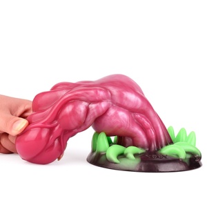 NNSX Fantasy Knot <b>Dildo</b> With Sucker Textured Satisfaction Monster Penis Luminous Sex Toys for Women Men Silicone Anal Plug - Product Image 4