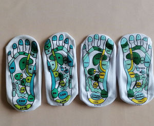 Bán buôn mệt mỏi phụ trợ vật lý trị liệu chân năm ngón tay làm giảm bấm huyệt bấm huyệt tin nhắn vớ - Product Image 3