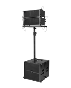 Sistema de Sonido Lineal para Exteriores, Altavoz Pasivo de 4 Pulgadas, Subwoofer Activo de 12 Pulgadas de 2 Vías RUOCA para 204/SB12A, Sistema de Sonido Lineal Pasivo de 800W - Product Image 1