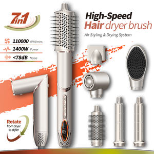 High-speed <strong>Hair</strong> <strong>Dryer</strong> 7-in-1 Hot Air Comb Straight and Curly Curling Iron Folding <strong>Portable</strong> <strong>Hair</strong> <strong>Dryer</strong> - Product Image 2