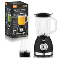Exprimidor de Frutas Eléctrico 2 en 1 RAF, Exprimidor Automático para el Hogar, Máquina Extractora de Jugos Multiusos