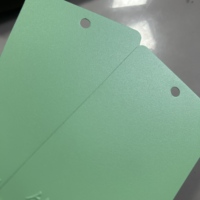 Poudre de polyester électrostatique thermofissile, résistante aux UV, peinte par pulvérisation, motif sable vert pomme, pour plastique