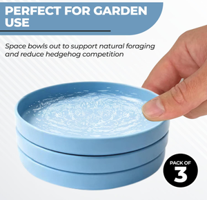 Bol en silicone de qualité alimentaire pour hérissons, oiseaux, petits animaux de jardin, gamelle pour animaux sauvages, fournitures pour animaux de compagnie - Product Image 5