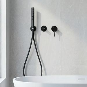 Miscelatore <span class=keywords><strong>doccia</strong></span> a parete moderno in ottone con soffione a pioggia per vasca da bagno - Product Image 6