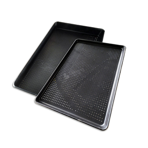 Plaque de cuisson perforée en aluminium 40 x 60 cm, moule à pain <span class=keywords><strong>plat</strong></span>, très vendue, compatible lave-vaisselle - Product Image 2