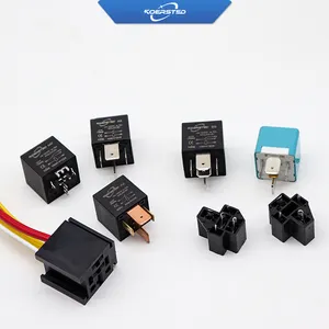 KB8 Series - 70A/80A Relay otomotif, kualitas tinggi 12V 24V Relay mobil, kubik/PPA6 & Metal Bracket/tipe transparan