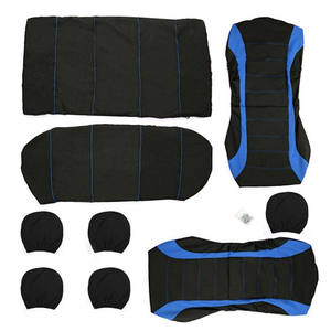 9 قطعة كومبو تصميم الأزياء دائم حار مبيعات السيارات مقعد يغطي مجموعة كاملة العالمي صالح لجميع السيارات تقريبا سهلة التركيب - Product Image 5