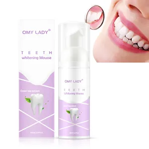 Omy Lady-bandeja de silicona para la boca, tiras blanqueadoras 5d, Gel para los dientes blanco