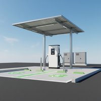 Nouveau modèle NECS 4003 60 120 160 kW Chargeur EV DC à montage au sol avec 2 pistolets Interface CCS2 Certifié IP54 CE avec OCPP WIFI