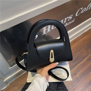 2025 mùa xuân mới màu rắn thích hợp cao cấp không thấm nước PU da ly hợp Polyester đơn giản thanh lịch thời trang đa năng của phụ nữ - Product Image 6