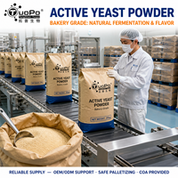 Levure active en poudre à haute viabilité, levure de fermentation, poudre jaune-brun clair pour boulangerie et pâtisseries de blé fermentées à la vapeur