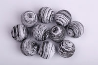 Mainan interaktif latihan EVA elastis 42mm, bola mainan bintang kucing, mainan bola luar angkasa untuk permainan kucing