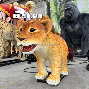 Modèles animatroniques <span class=keywords><strong>Lion</strong></span> <span class=keywords><strong>Simba</strong></span> grandeur nature animaux de simulation artificiels - Product Image 3