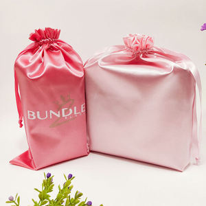Bolsa de Satén Personalizada con Logotipo para Guardar Pelucas, Joyas, Ropa y Zapatos, Bolsa Protectora de Seda contra el Polvo - Product Image 3