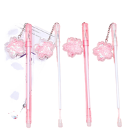 Stylos marqueurs de bureau Kawaii Sakura 0.5mm stylo gel pendentif pailleté avec matière plastique Design unique et chic