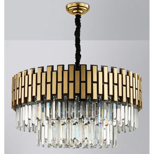 <strong>UK</strong> Popular House Use K9 Crystal Decorative <strong>Chandelier</strong> Round New Led Ceiling Lamp Modern for Living Room - Product Image 5